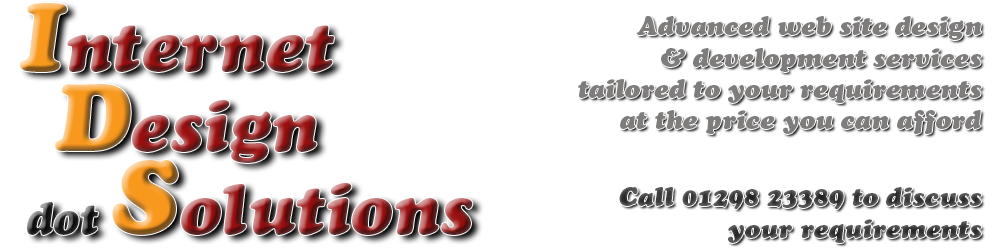 Internet Design Solutions - affordable customised web site design services